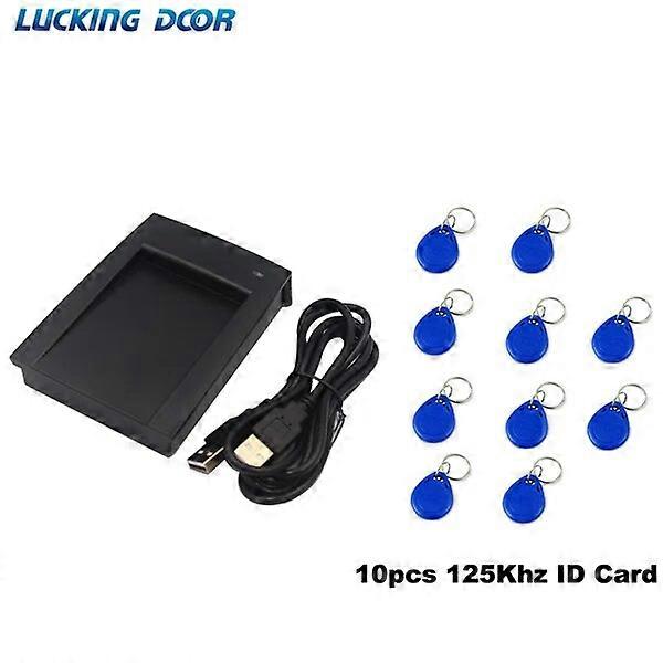 Dual Frequency 125Khz 13.56Mhz ID IC USB Reader Access Control Smart USB Card Reader Support Window System Linux