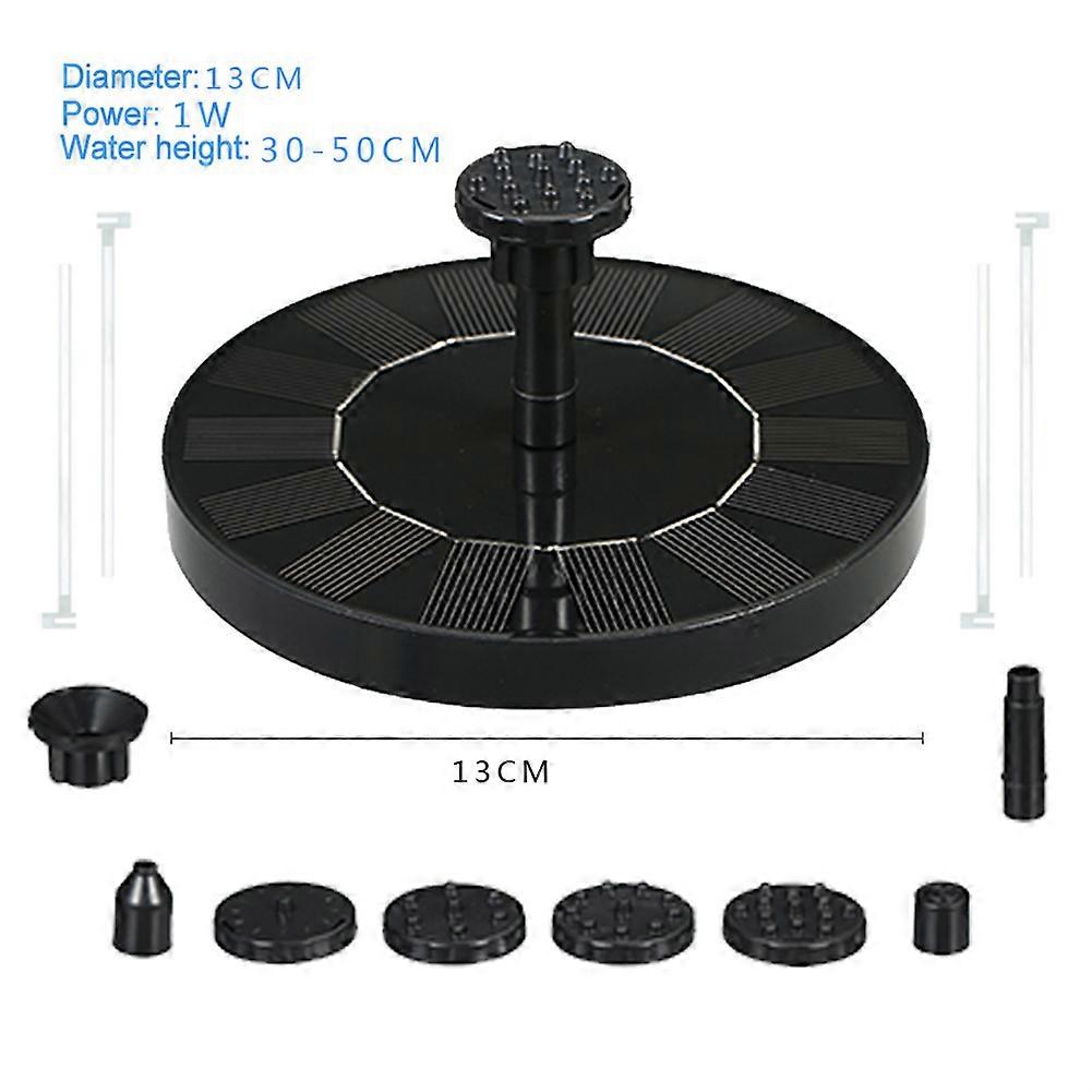 Solar Powered Water Pump Floating Feature Garden Pool Pond Aquarium Fountain UK