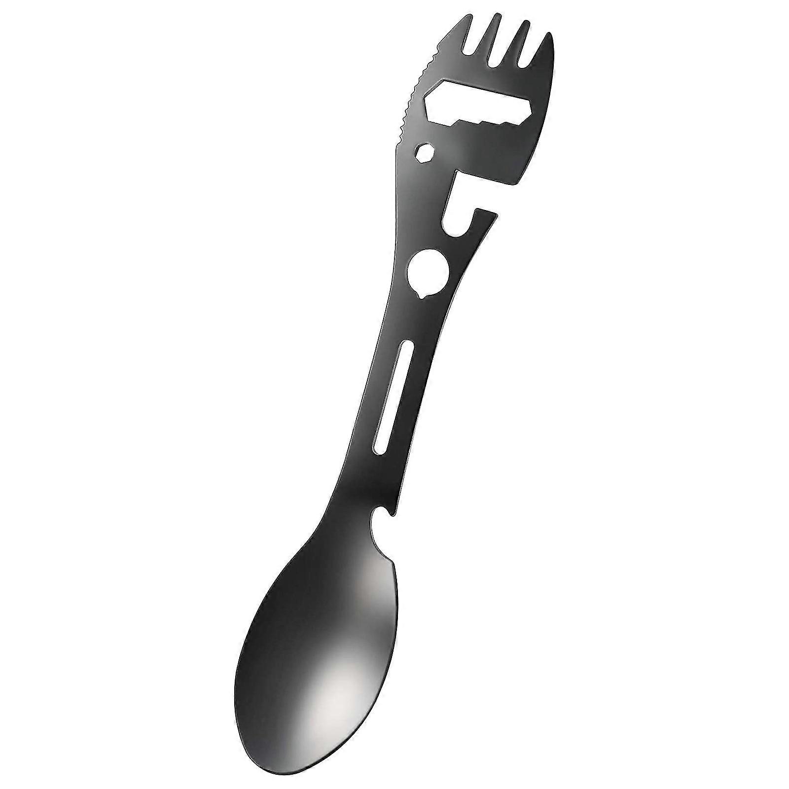 Multifunctional Fork, Spoon And Knife Essential Camping Outdoor Tableware Cookware