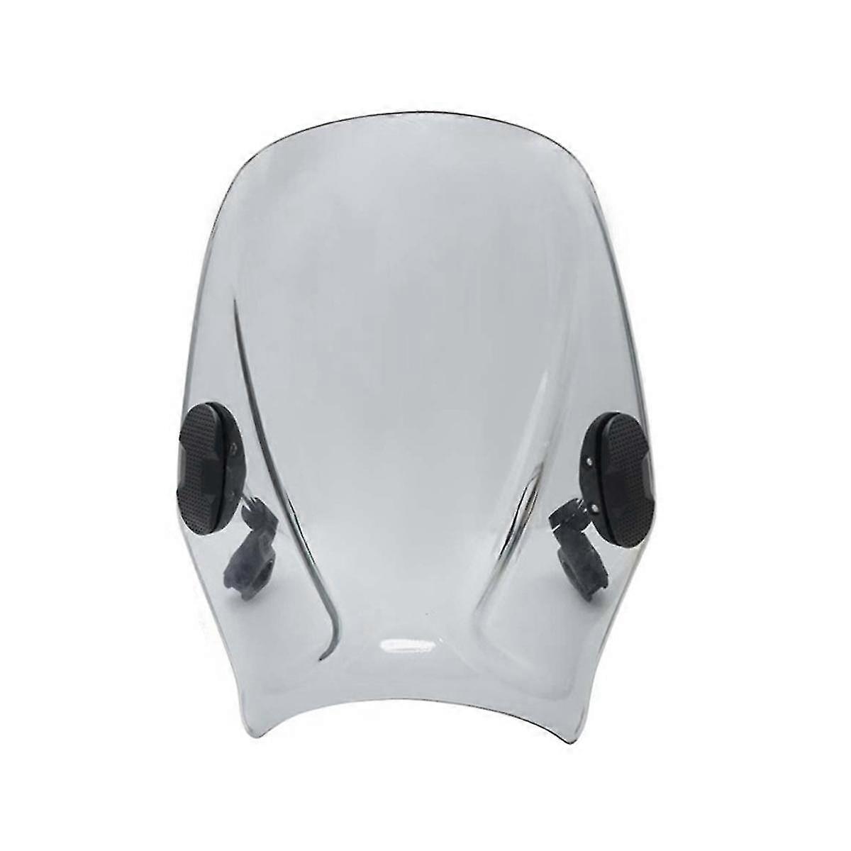 Motorcycle Windshield Wind Shield Deflector for /Meteor/Classic 350 500 Interceptor 650(Gray)