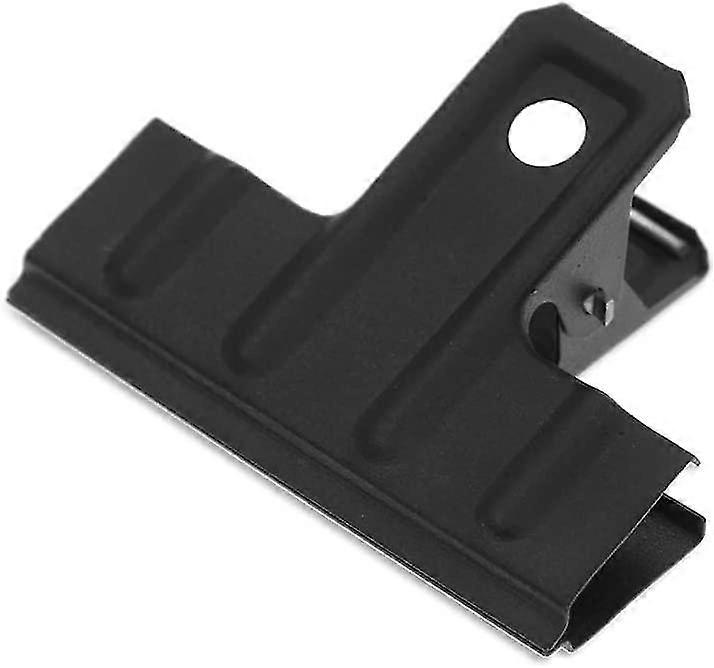 Black Large Bulldog Clips Thickened, 10 Pack 3 Inch Long Metal Binder Paper Clips File