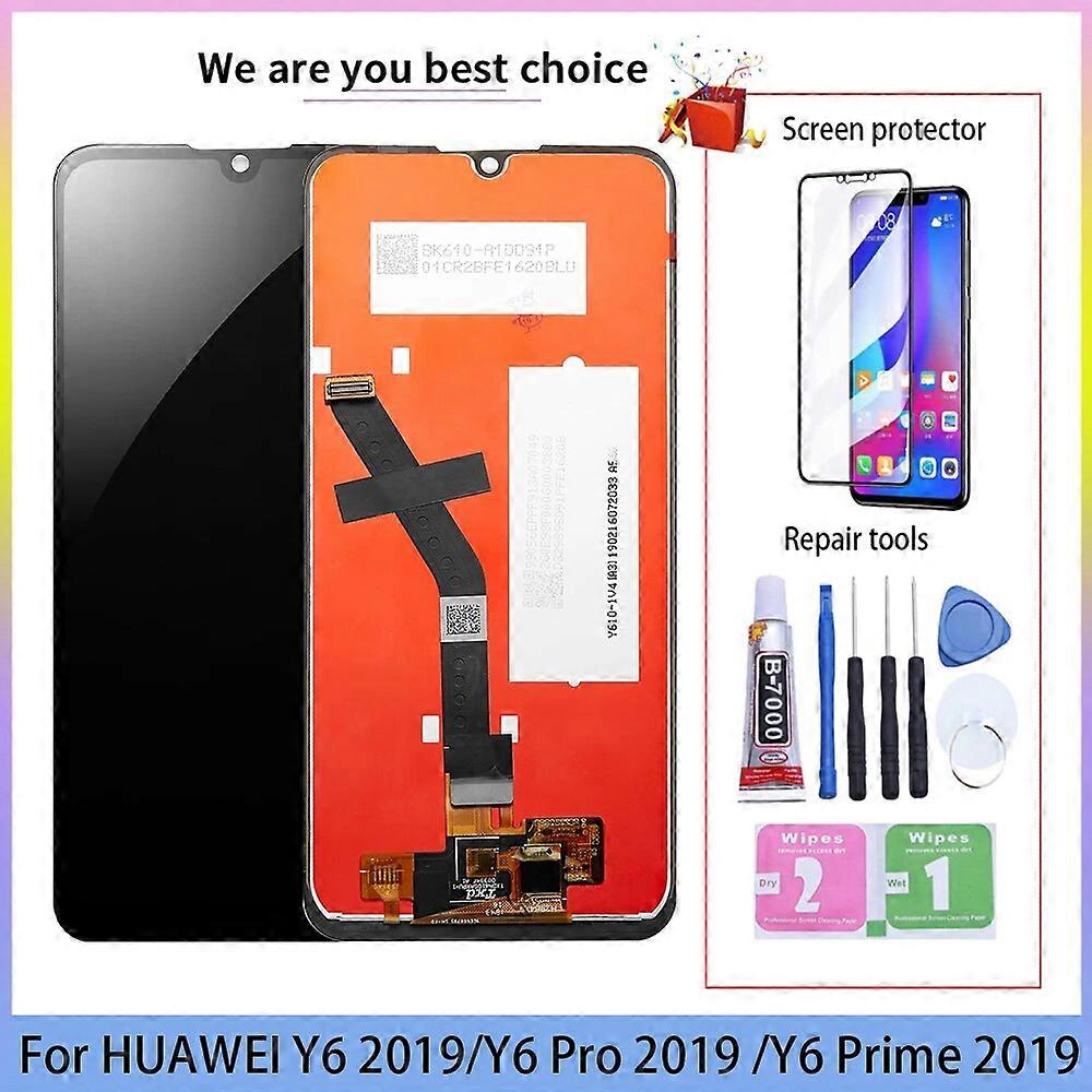6.09" AAA Quality Y6PrimeFor Huawei Y6 2019 LCD Display Touch Screen Digitizer Assembly With Frame Replacement