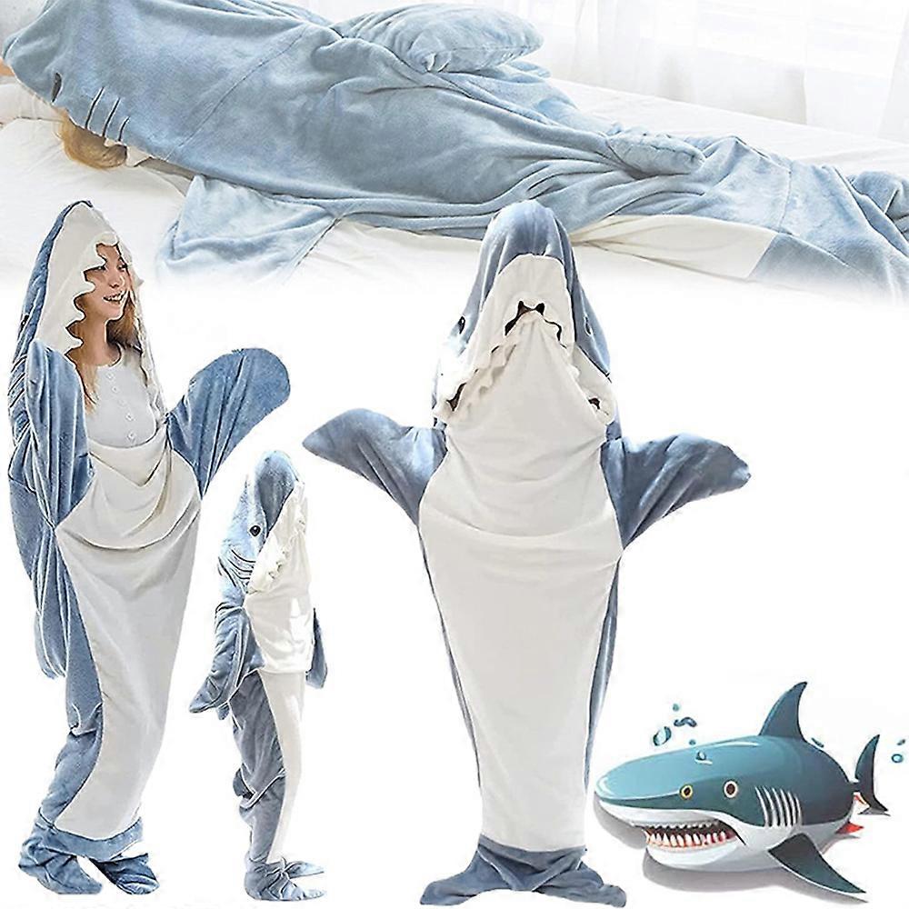 Softest Hoodie Great White Shark Hoodie Shark Hoodies Wearable Blanket  Onesie: Soft Plush Shark Pajamas