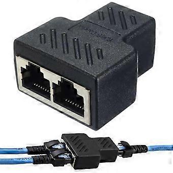 RJ45 Splitter Adapter – 1 To 2 Way Ethernet Port Female, Network Connector