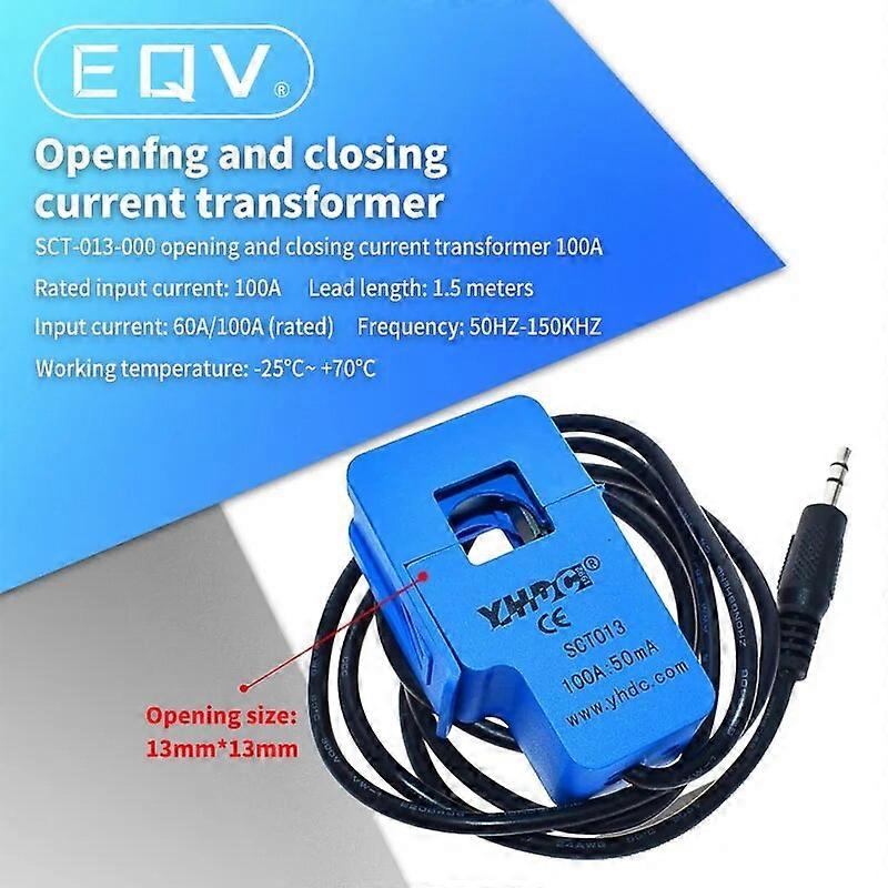 SCT-013 0-100A Open-Close Current Transformer SCT013 Non-invasive AC Current Sensor Split Core Current Transformer