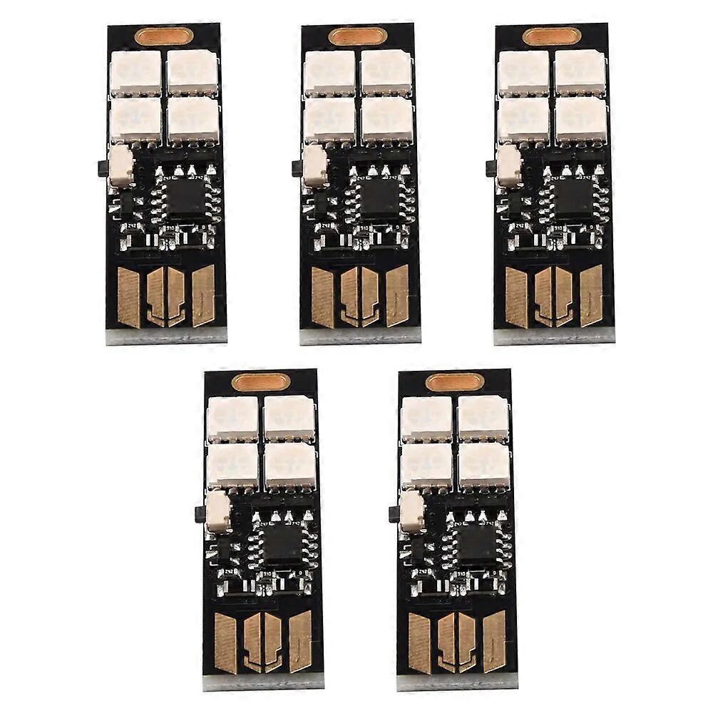 USB LED light  RGB 7-Color Changing Portable Direct Plug  Switch Control Computer Reading Desk Lamp  Night light Dressing Table