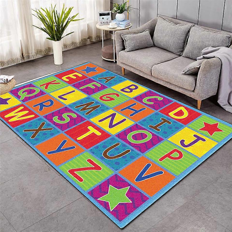 מחצלות רצפה חינוכיות ילדים שטיח הדפסה תלת מימד שטיח מסדרון דלת נגד החלקה שטיחי אמבטיה חדר ילדים סופגים מים שטיח מטבח 012