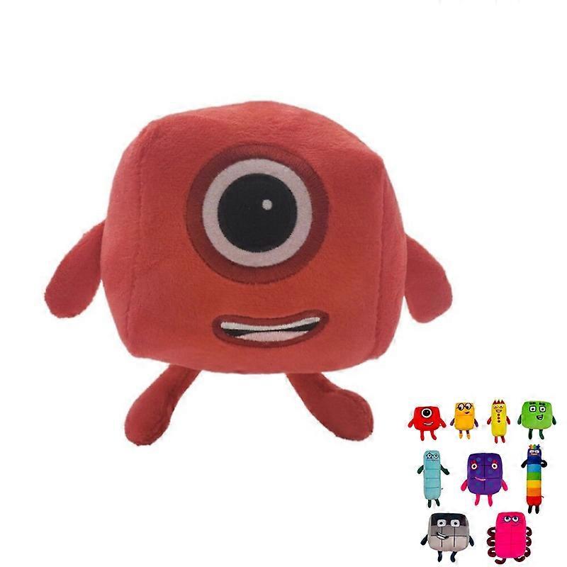 New numberblocks plush toy children digital animation plush doll building block digital plush toy