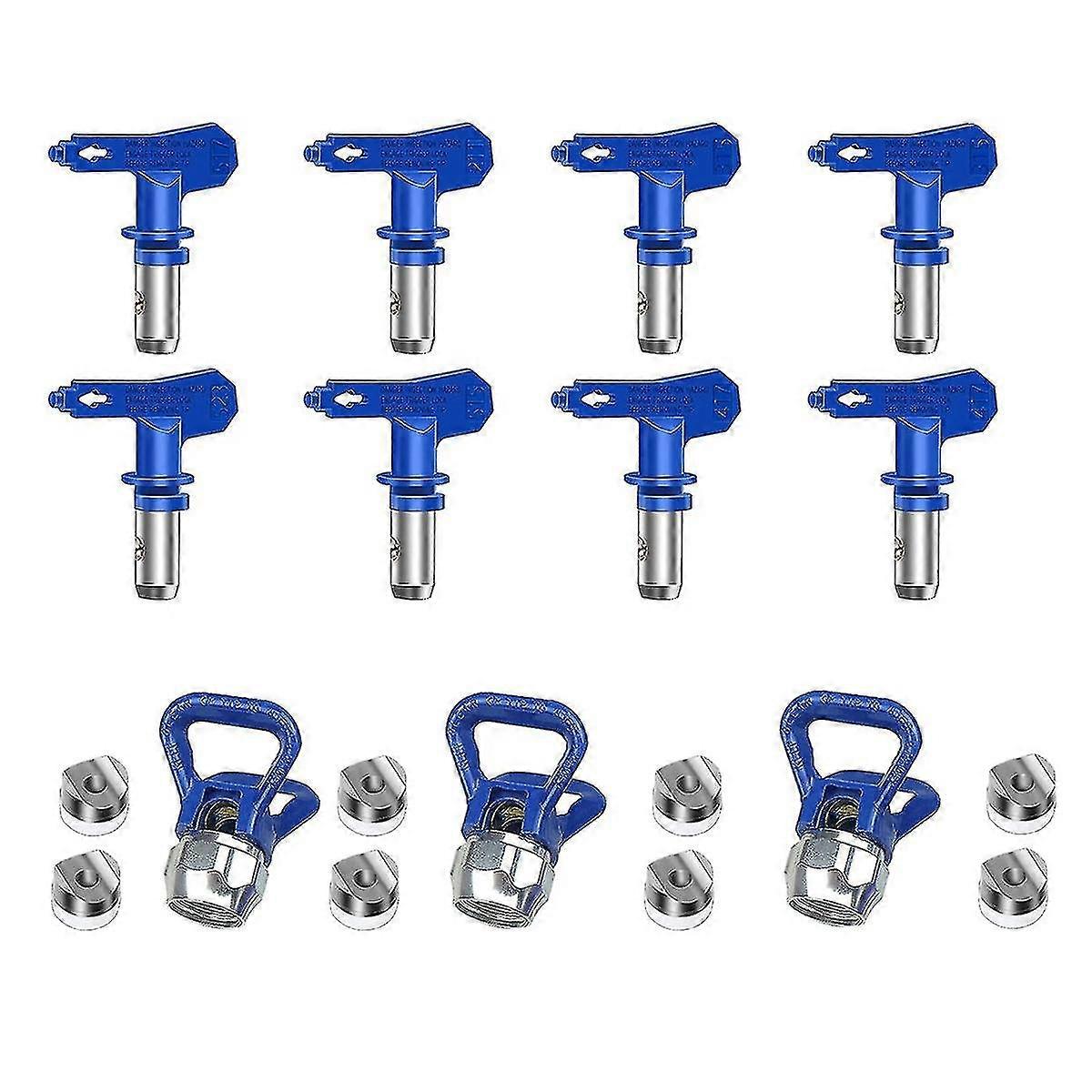 8pcs Airless Paint Nozzles Set Reversible Spray Tips Airless Paint Sprayer Nozzle Tips Airless Spra