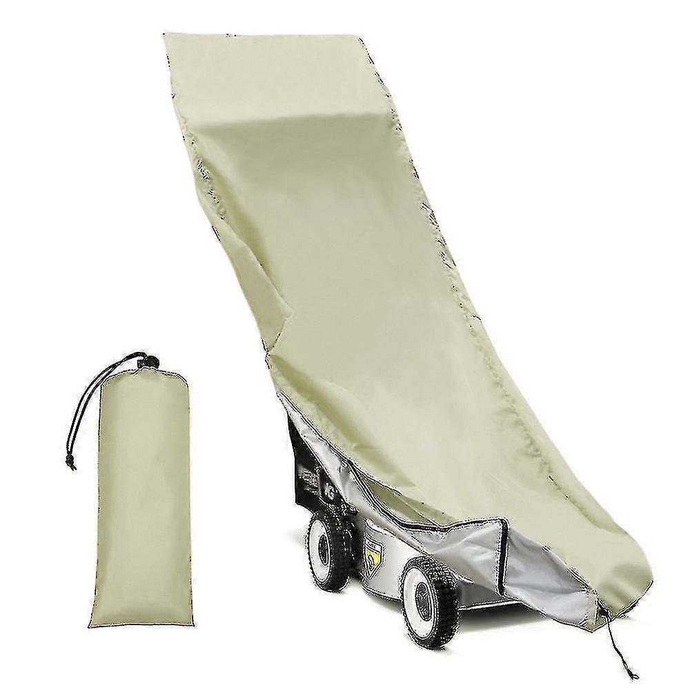 Lawn Mower Cover Waterproof Heavy Duty Material Elasticated Hem