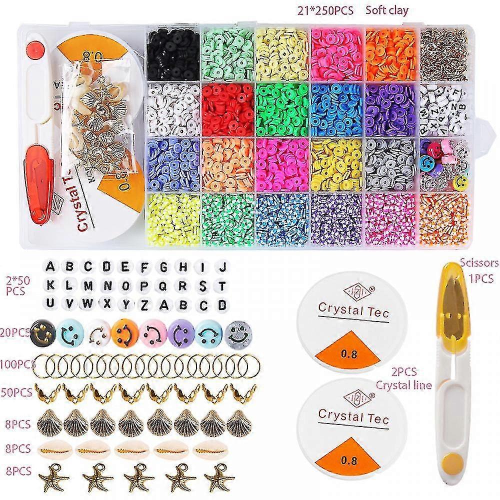 Diy Flat Beads For Bracelet 28 Kinds Of Flat Beads Set Bracelet Making Kit