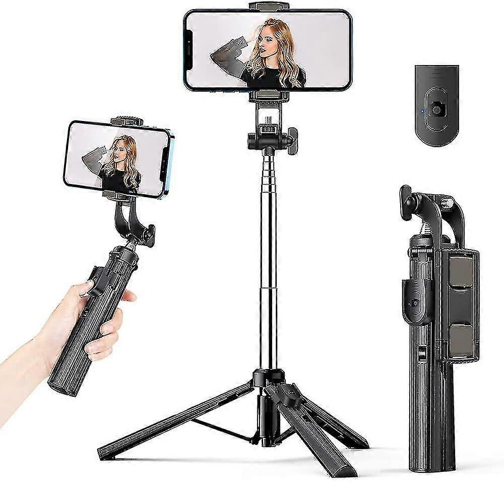 Selfie Stick Tripod With Bluetooth Remote Control. 3 In 1 Wireless 360  Rotation Selfie S_s