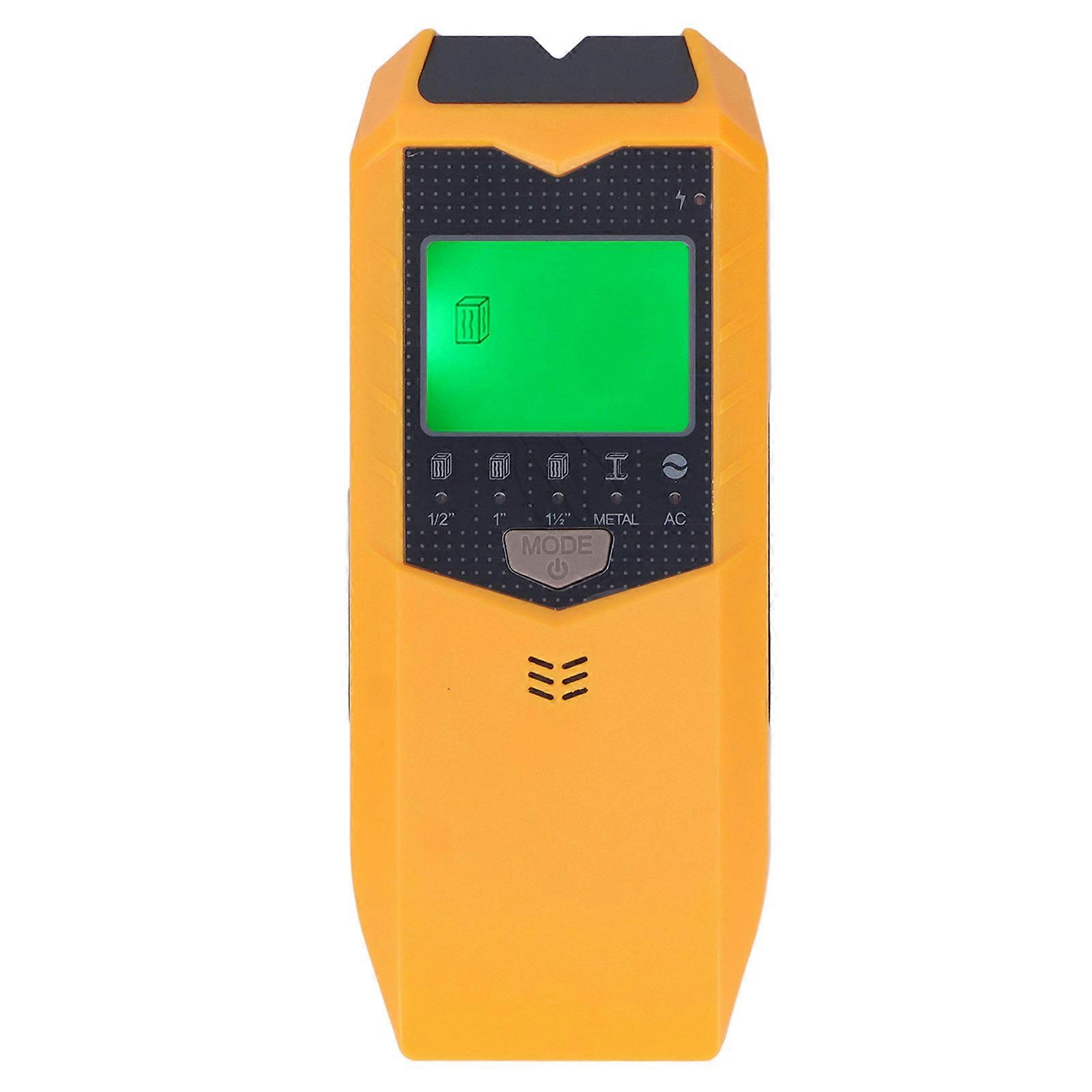 Stud Finder Wall Scanner Sensor 5 Modes Handheld Detector LED Display for Wood AC Wire Center Edge