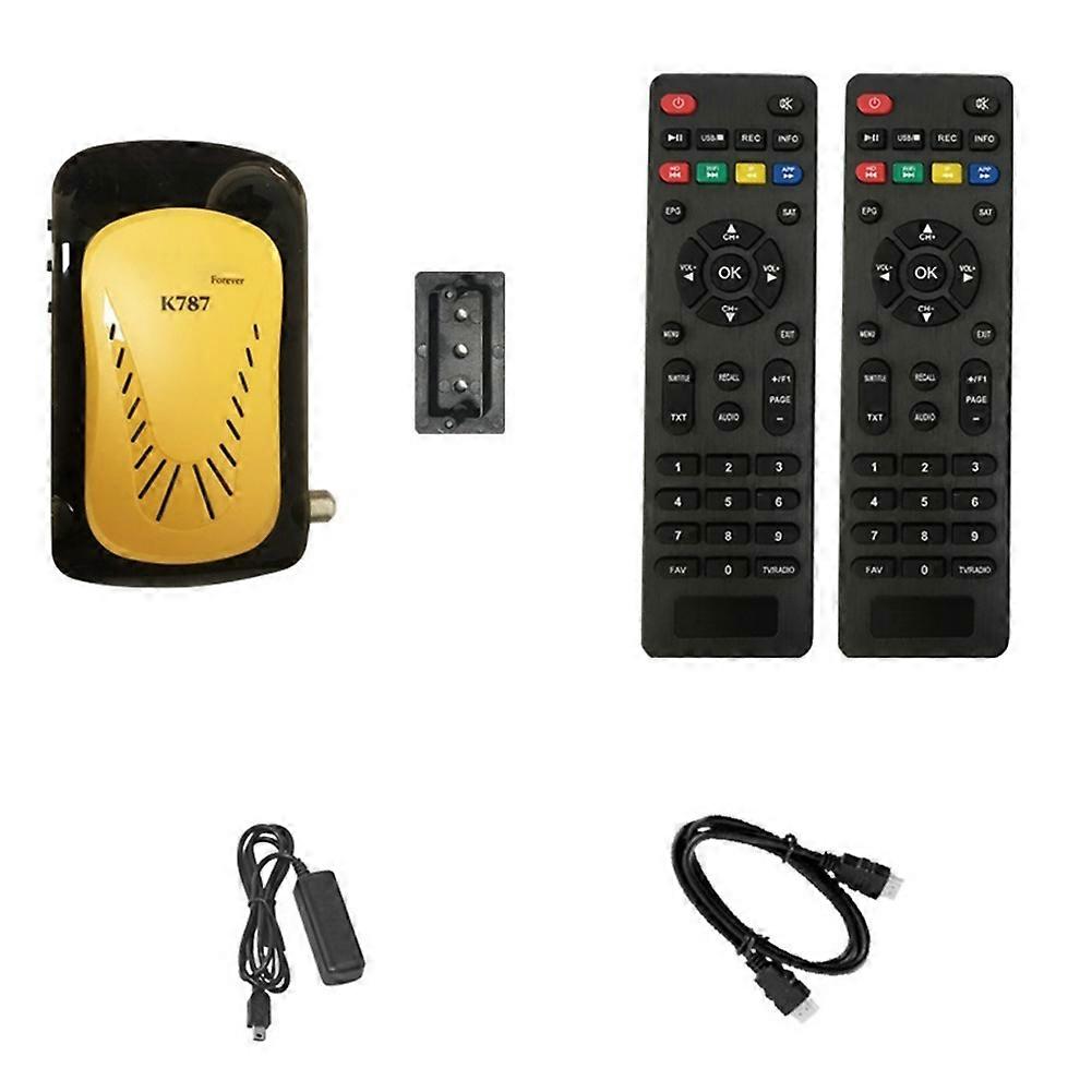 Pour K787 HEVC 265 DVB-S2 décodeur TV Décodeur TV SEA MEA Forever IKS récepteur PowerVU Apollo5 US Plug