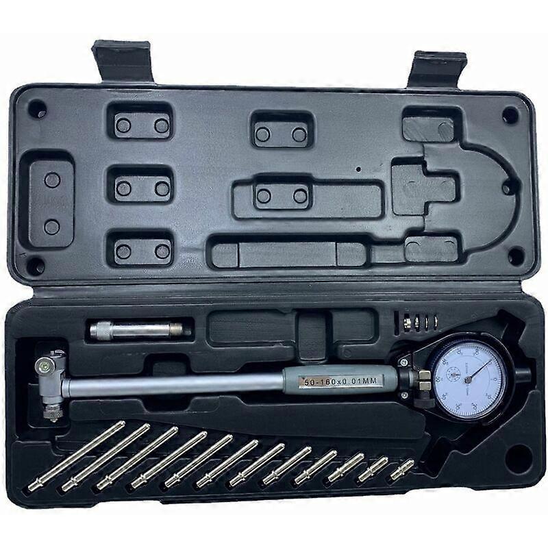 Bore CheckerBore Gauge IndicatorDiameter 50-160Mm 0.01Mm Diameter Indicators Meter Precision Engine Cylinder Measuring Test Set Tool1 Set