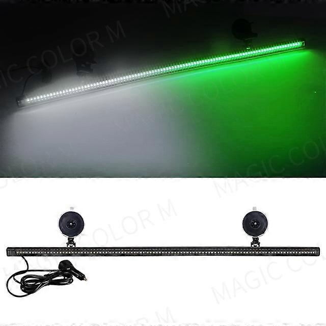 96 LED 3030 Beads Front Windshield Car Strobe Lamp Bar Traffic Signal Emergency Flashing Lamp Auto Roof Top Warning Light 12V-24