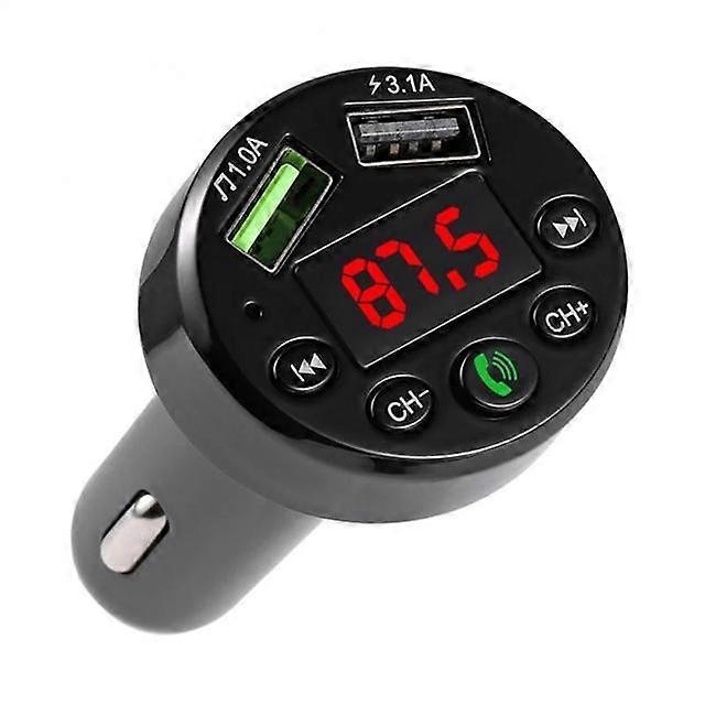 Handsfree Mp3 Player 3.1a Dual Usb Fast Charger Wireless Modulator Bluetooth Car Fm Transmitter Car Accessories Car Charger