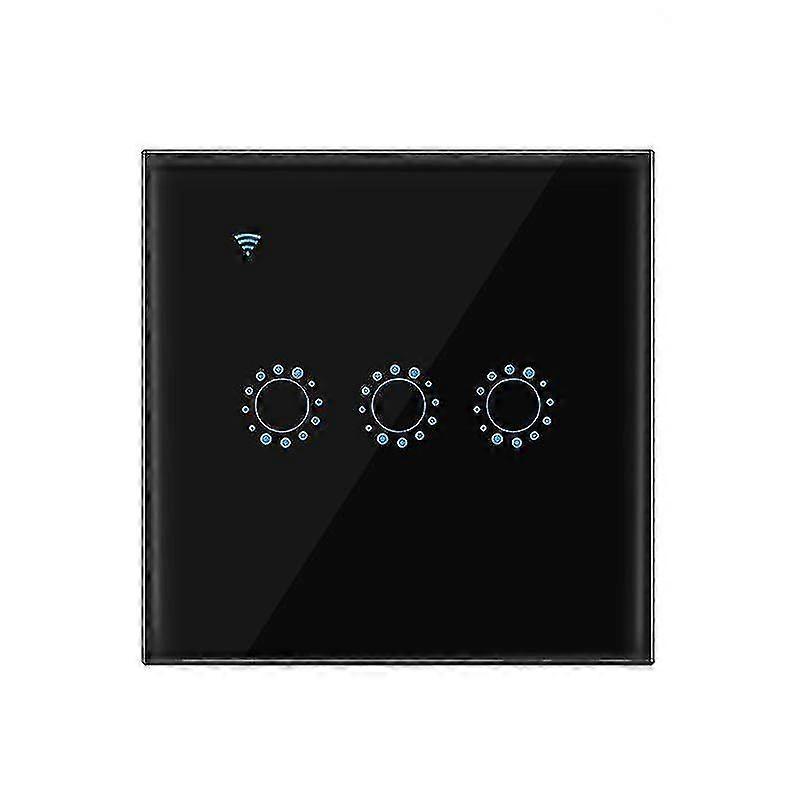 S 1/2/3 Way - Associat Wifi Touch S With Glass Panel App