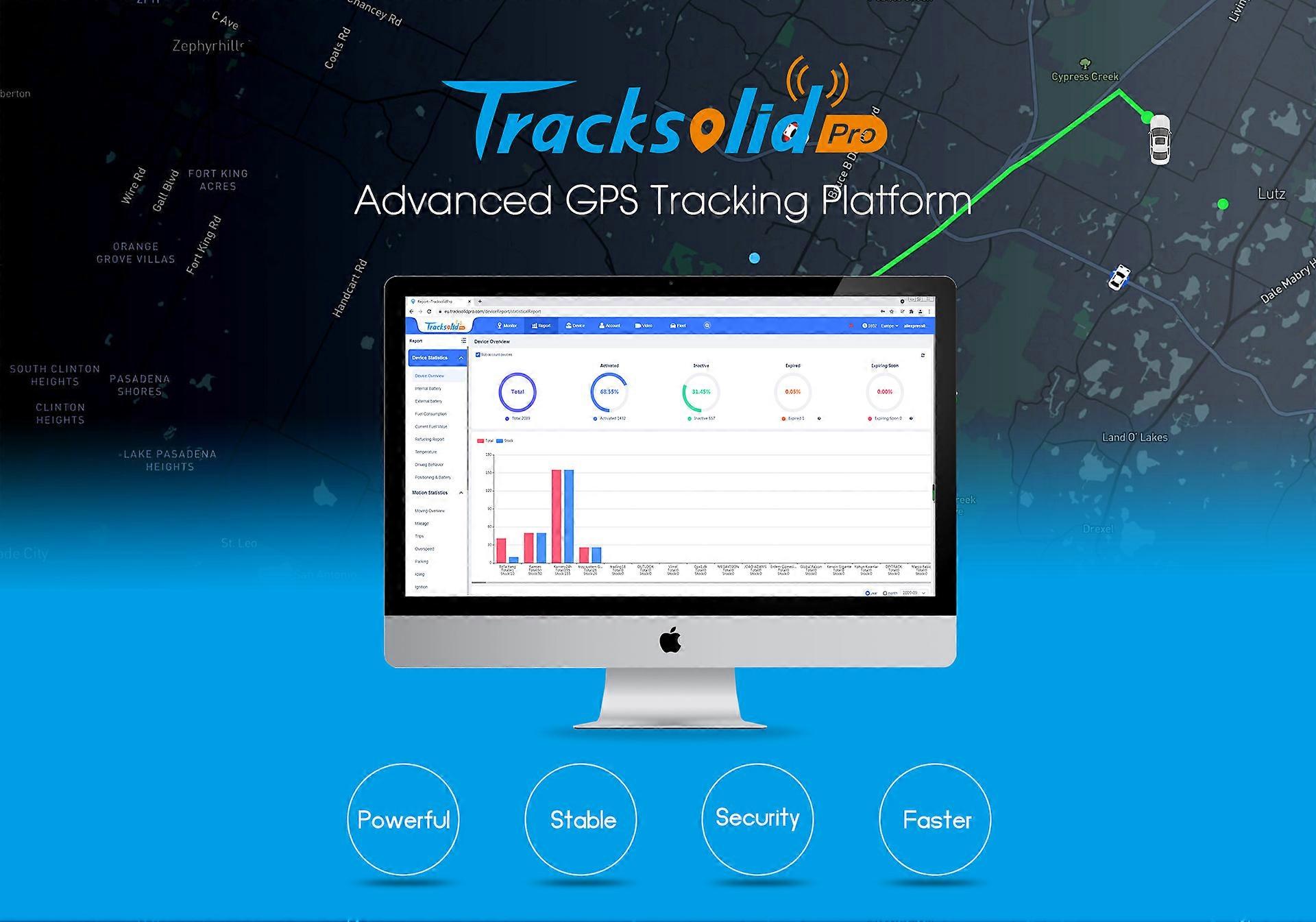 JIMIMAX AT4 Assets Tracker 10000mAh Battery GPS Locator 2G Waterproof Car Tracking Device Remote Voice Monitor 2.5 Years Standby