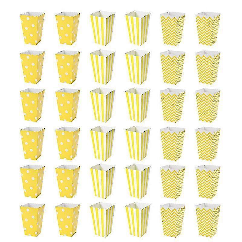 36pcs Party Popcorn Boîtes