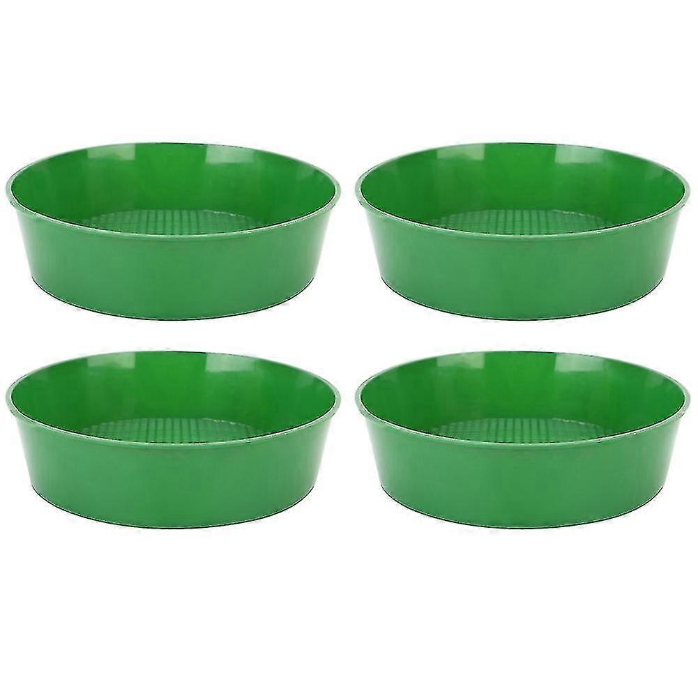 Garden Plastic Mesh Sieve for Succulent Plants - 4pcs Sand and Stone Filter Tool