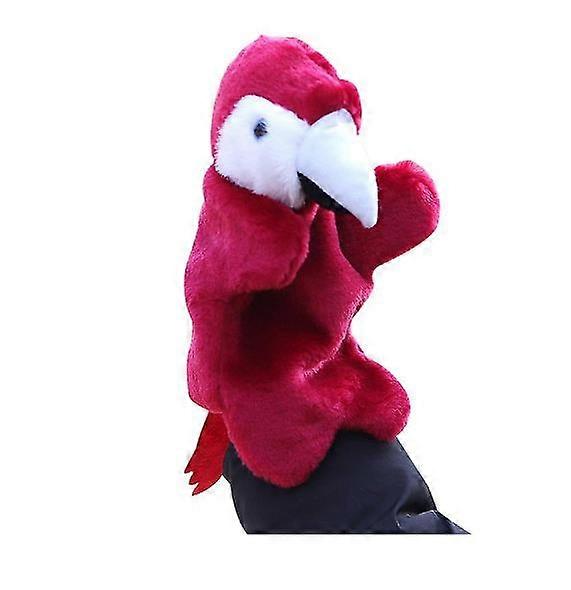 Hand Puppet Toy,Parrots Hand Puppet Animal Doll Toys Cartoon Funny Puppets Soft Plush Toy