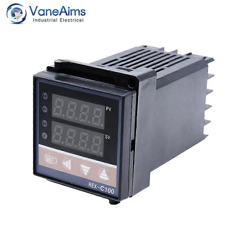 Digital PID Temperature Controller REX-C100 REX C100 thermostat + 40DA SSR Relay+ K Thermocouple 1m Probe RKC