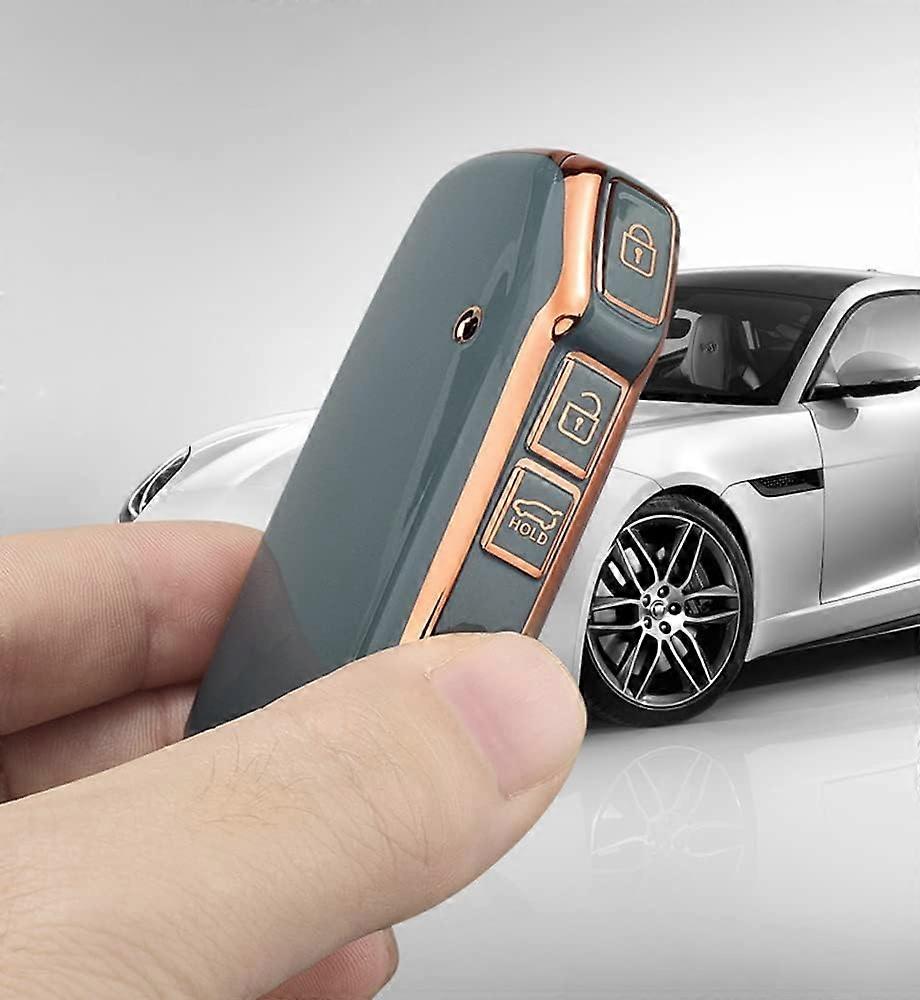 Car Key Cover Shell for Kia en - For Key Fob - 3 Buttons K3/KX3 Aura Key Fob
