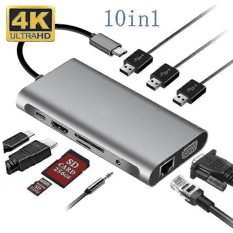 Zehn-in-1-Dockingstation zu Vga Neue HDMI-Dockingstation