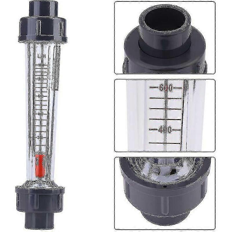 Water Flow Meter Clear Plastic Tube Type 1001000l/h Flow Mete