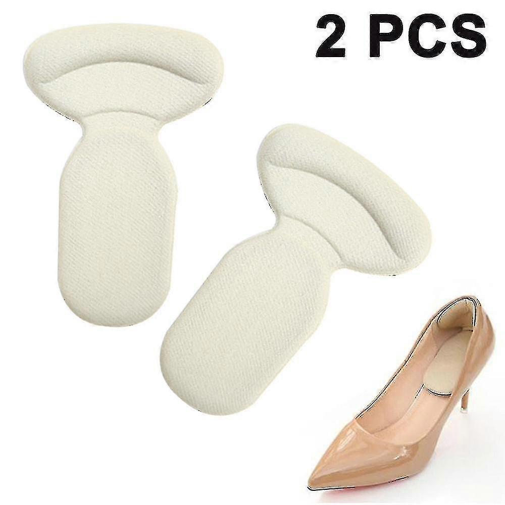 2 Pair Reusable Heel Inserts For Shoes, Extra Soft And Sticky