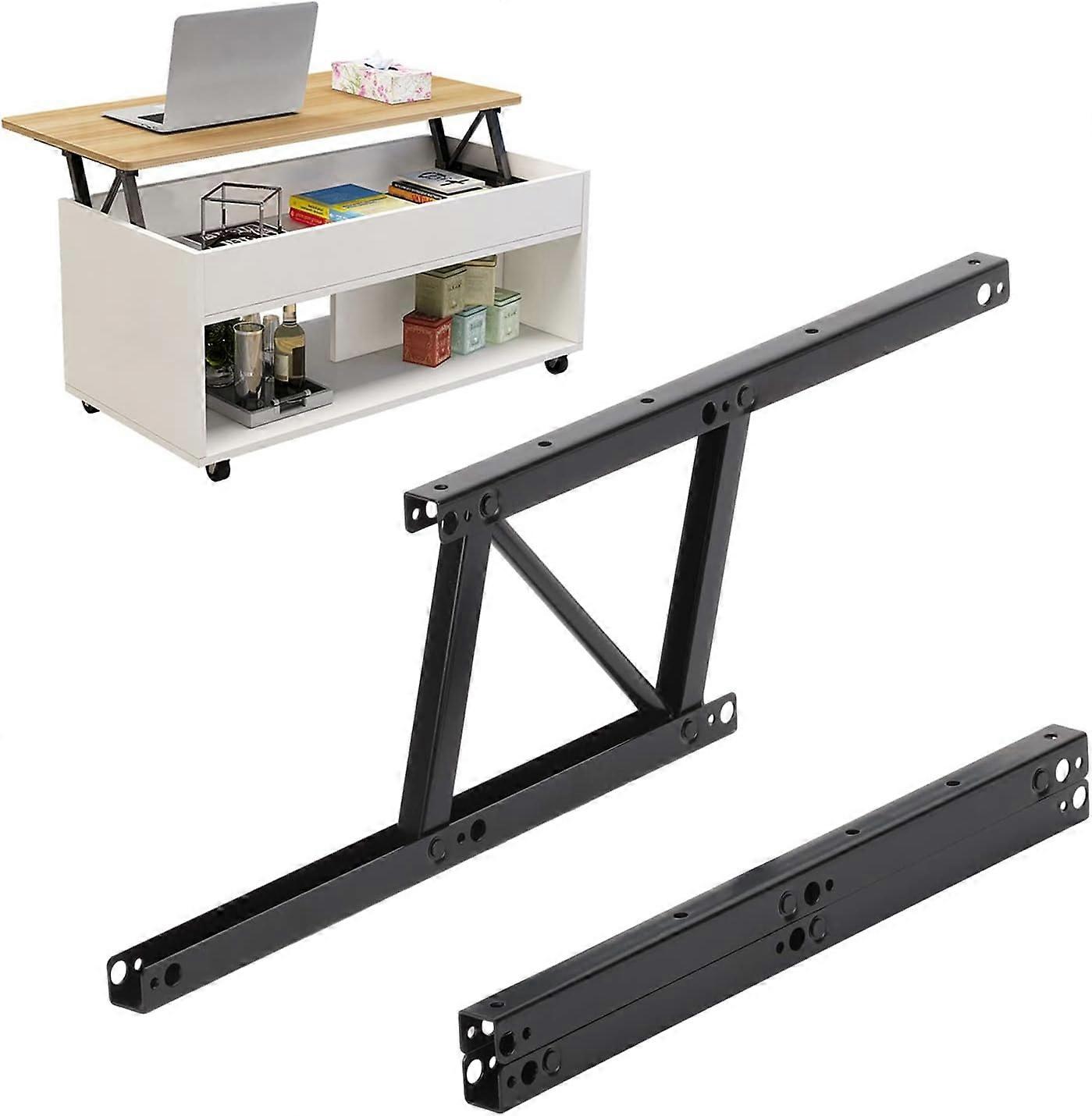 1 pair of table mechanism coffee table hinge lifting mechanism folding buffering spring hinges air pressure lift up hinges