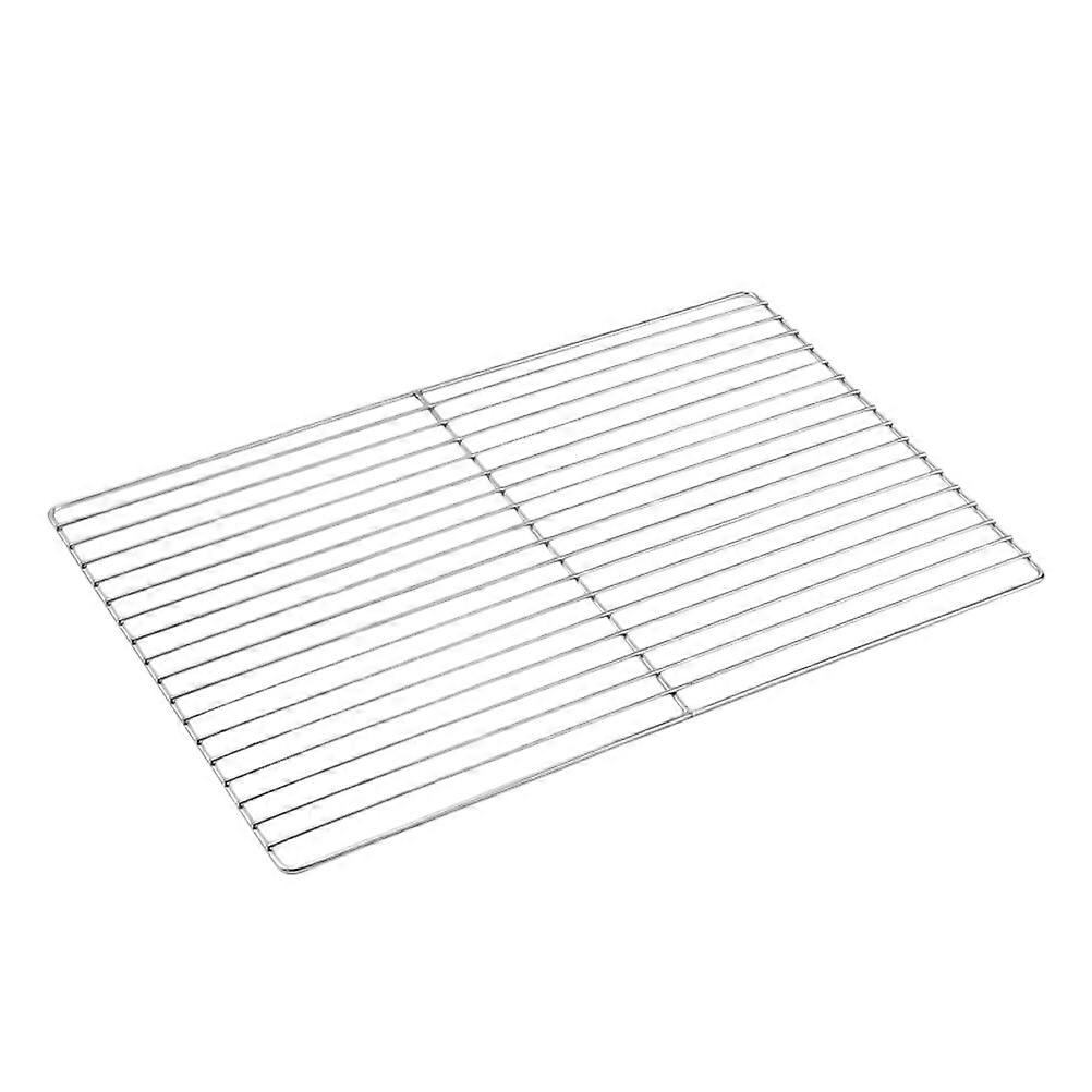 1Pc rustfritt stål grill netting Multi-Purpose BBQ Grid Cooking Baking Rack Grill for utendørs camping