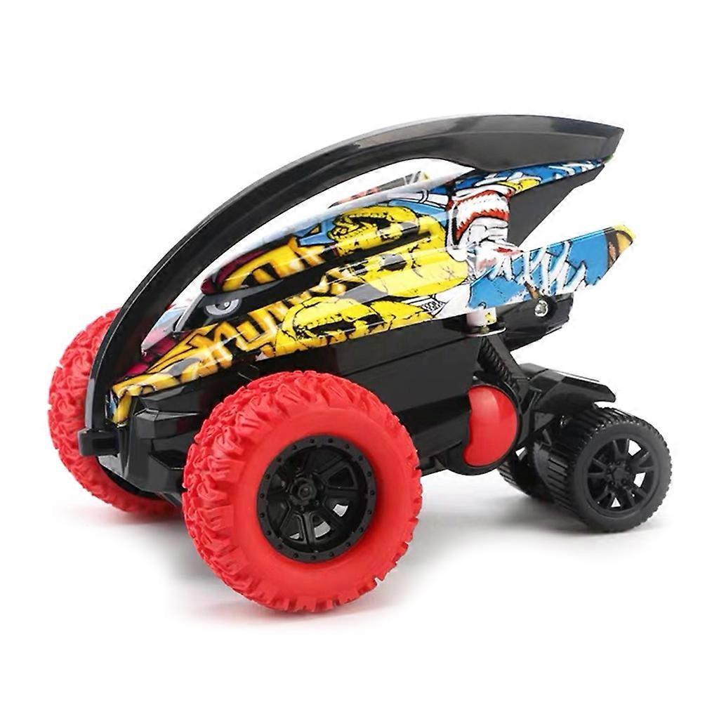 Fine Novelty Pull Back Car Stunt Tipper Drift Racing Vehicle