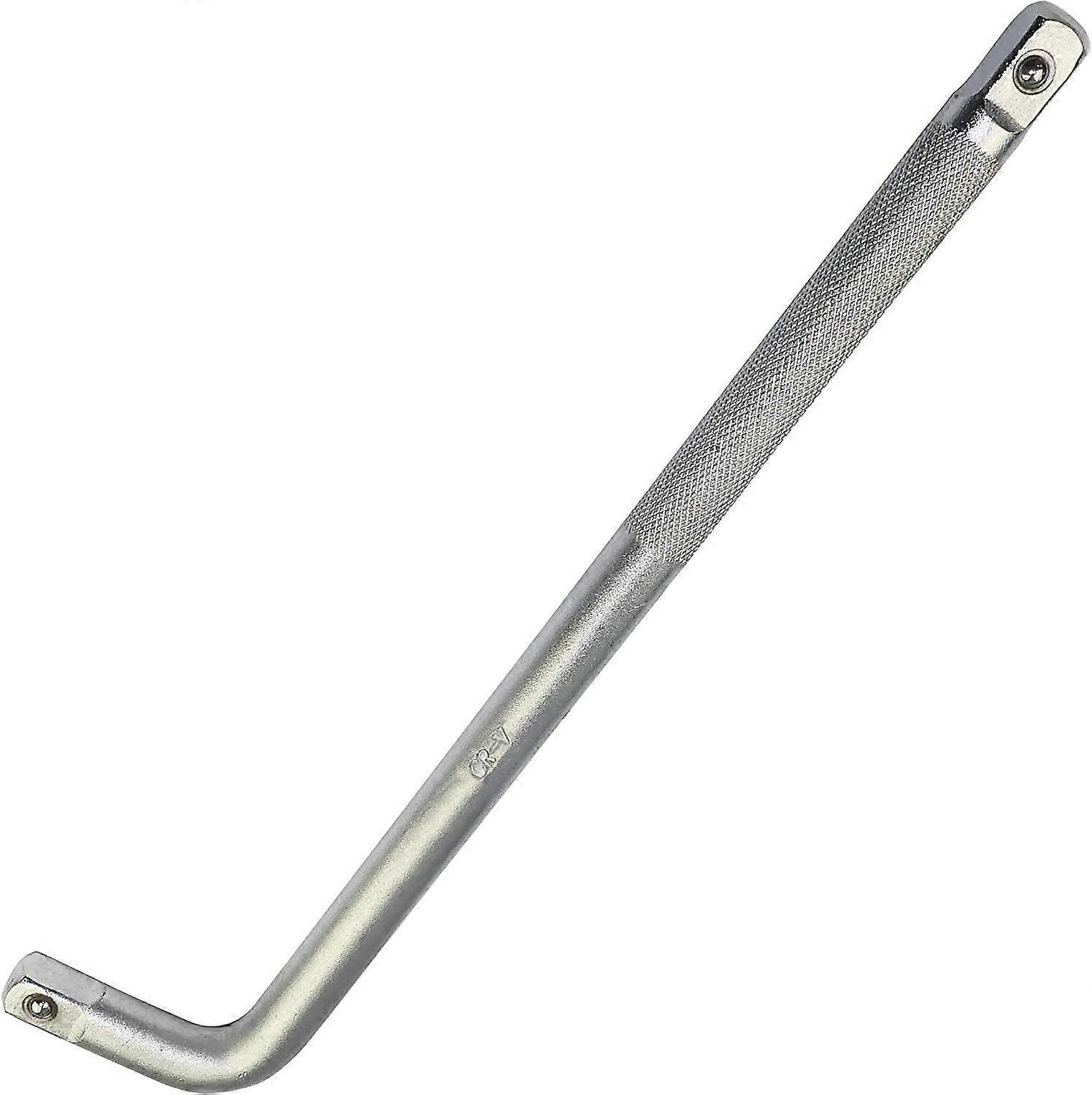 Force handle arm for sockets - L-handle - 1/2x300mm - in Cr-V Steel - silver color