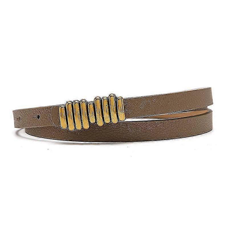 Women belts suit decorative thin belt waist girdle with skirt jeans all-match caterpillar snap belt Tw