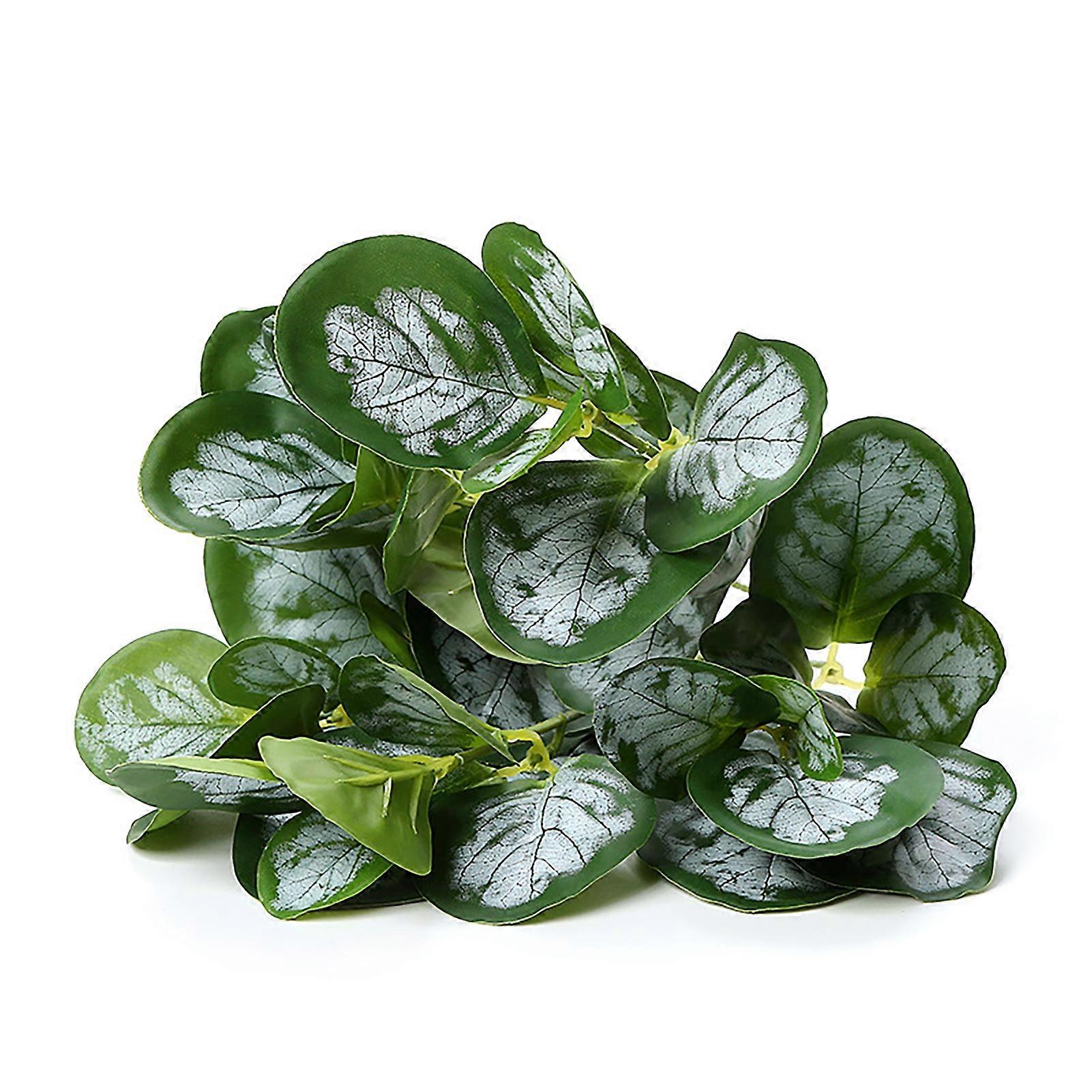 MengXi Artificial Plant Colorfast Realistic Appearance 5 Branches Room Decoration Simulation Green Plant for Home