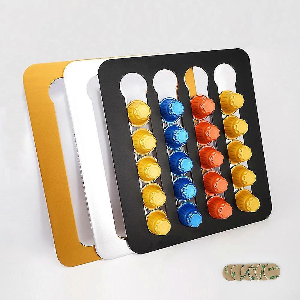 Support de capsule de café Nespresso, rack Dosettes de café rotatives Étagères de rangement