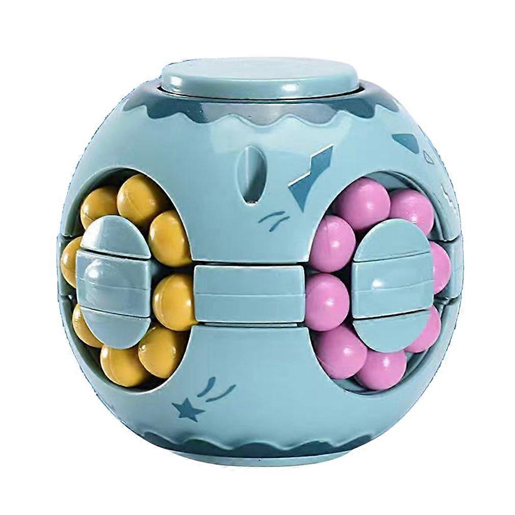 Creative Magic Cube Little Magic Beans Rotating Cube Fidget Sensory Toy Colored Bead Puzzle Rotating Cube Decompression Toy