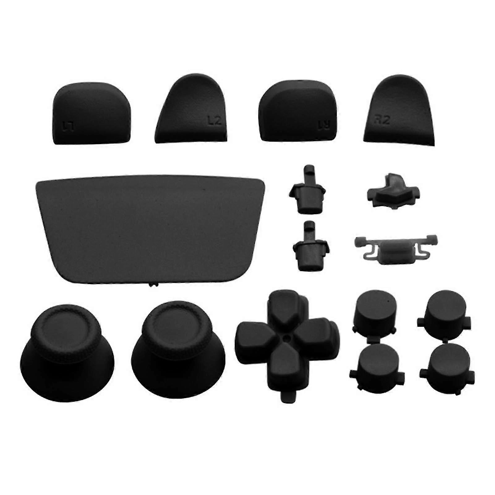 16pcs Game Controller Replacement Buttons For Ps5 Gamepad Replacement Thumbstick Trigger Buttons For Ps5 Controller