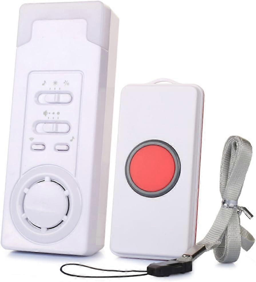 CONVENIENT SMART CAREGIVER RECEIVER - The call button system is simple to set up, and allows for those in need to remotely notify at-home caregivers,