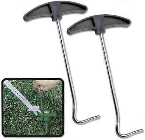 DIY 2pc Tent Peg Extractor, Tent Peg Ground Hook Pullers Tent Peg Nail Puller, Tent Peg Ground Hook Pullers Extractor Remover