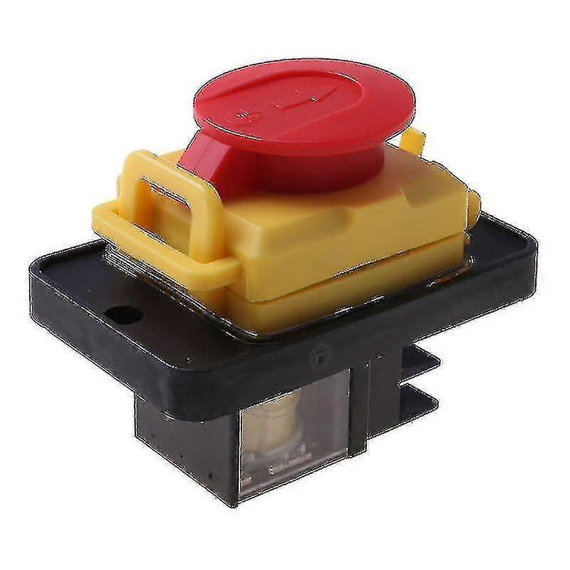 Exquisite Kjd12 250v 4pin Waterproof Magnetic Start Stop No Volt Release Pushbutton Switch