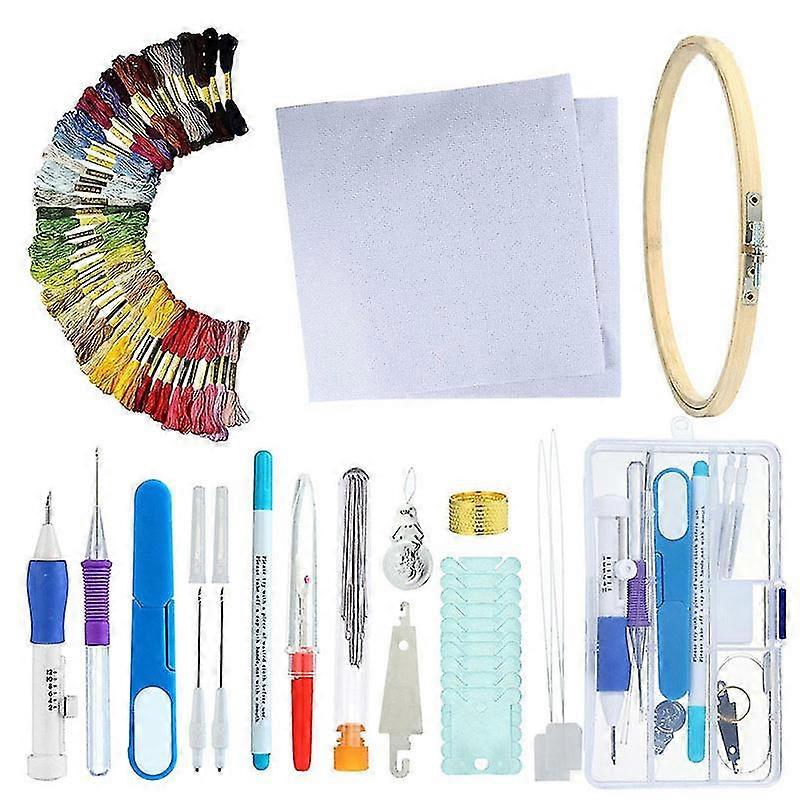 85pcs Embroidery Kit Punch Needle Embroidery Patterns Punch Needle Kit