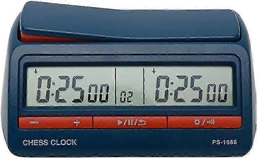 Chess Clock Digital Clock Timer, Professional International Chess Timer, ABS Count Down Game Timer for Chess Board Games