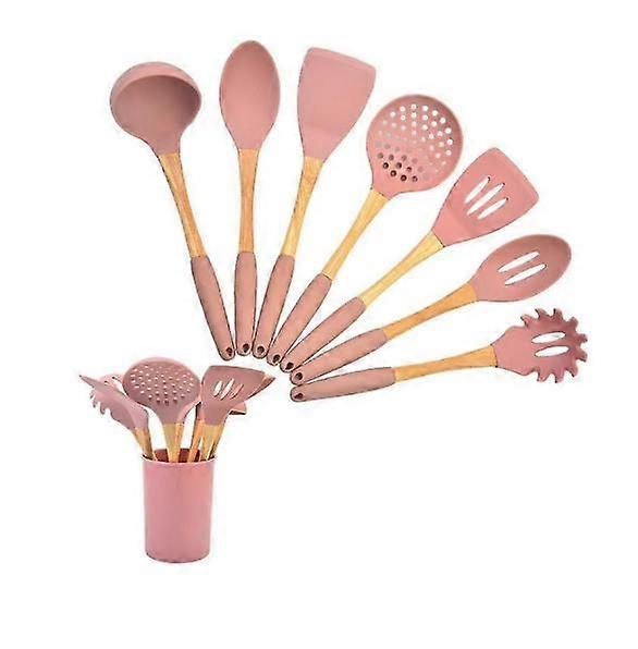 Kitchen Utensils，7pcs Silicone Kitchen Utensils Set Spoon Kitchenware Cooking Baking Tool New