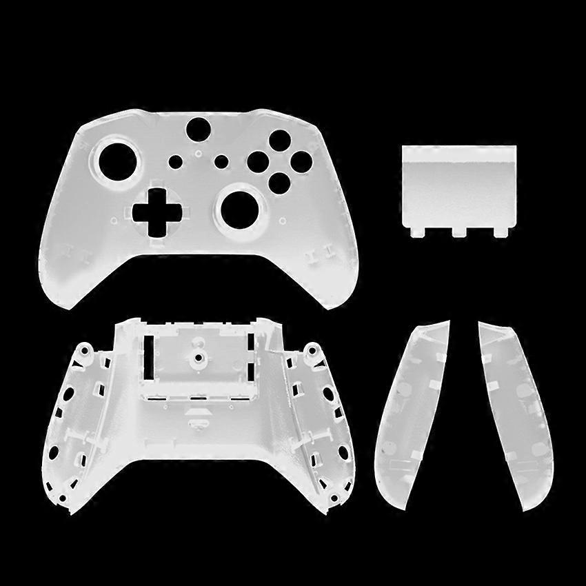 Video Game Console Accessories Handle Case Repair Replacement Case Front Rear Top Bottom Handle Cases Accessories for XBOX ONE SLIM(Transparent)