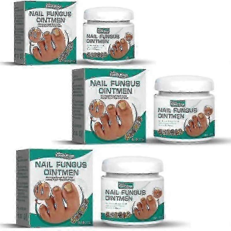 3pcsネイルリペアクリーム厚みのある明るいネイルグレーネイルリペアとクリーンソフトナ