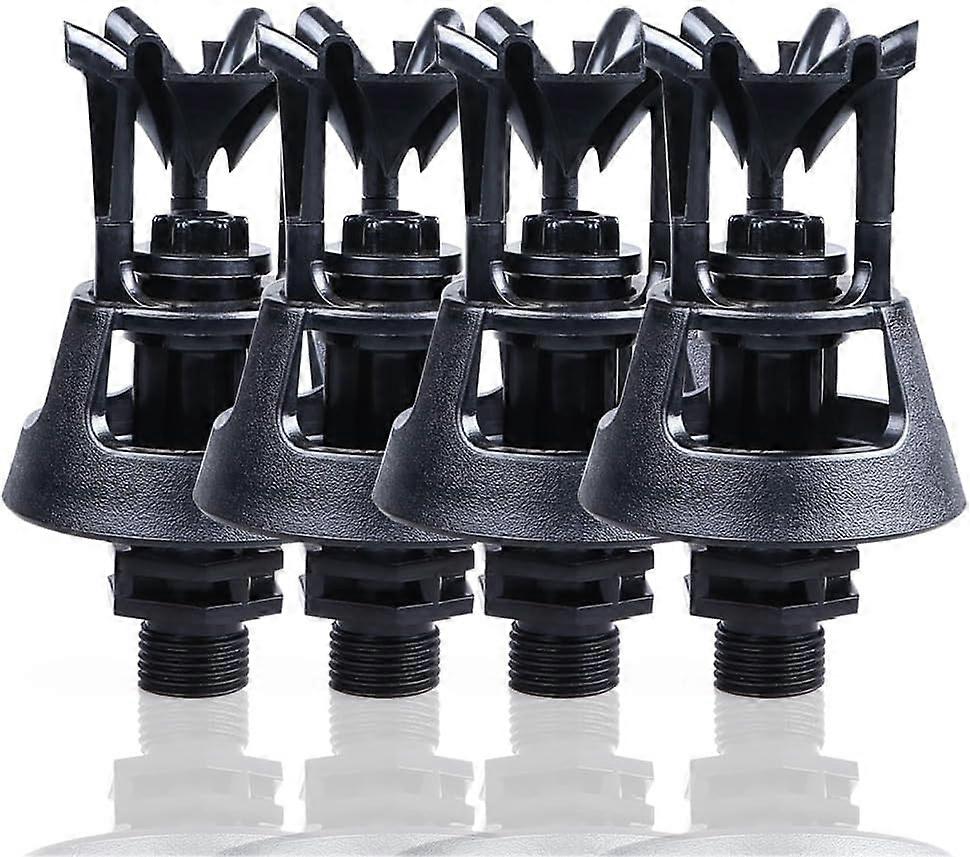 4Pcs Wobbler Irrigation Sprinkler Set, 360° Rotating Lawn Watering Nozzles for Effective Garden Irrigation