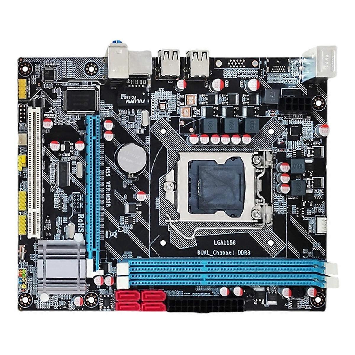 LGA1156 Computer Motherboard DDR3 Memory ATX Mainboard 1600MHz 4 SATA USB2.0 Dual Channel for I3 530/I5 750/660CPU